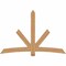 Ekena Millwork Alberta Smooth Timber Gable Bracket, Western Red Cedar, 84"W x 56"H x 3 1/2"D x 5 1/2"F, 16/12 Pitch GBW084X56X0406ALB00SWR - alternate 1